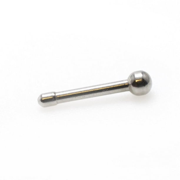 316L Surgical Steel Stud Nose Ring with One Ball